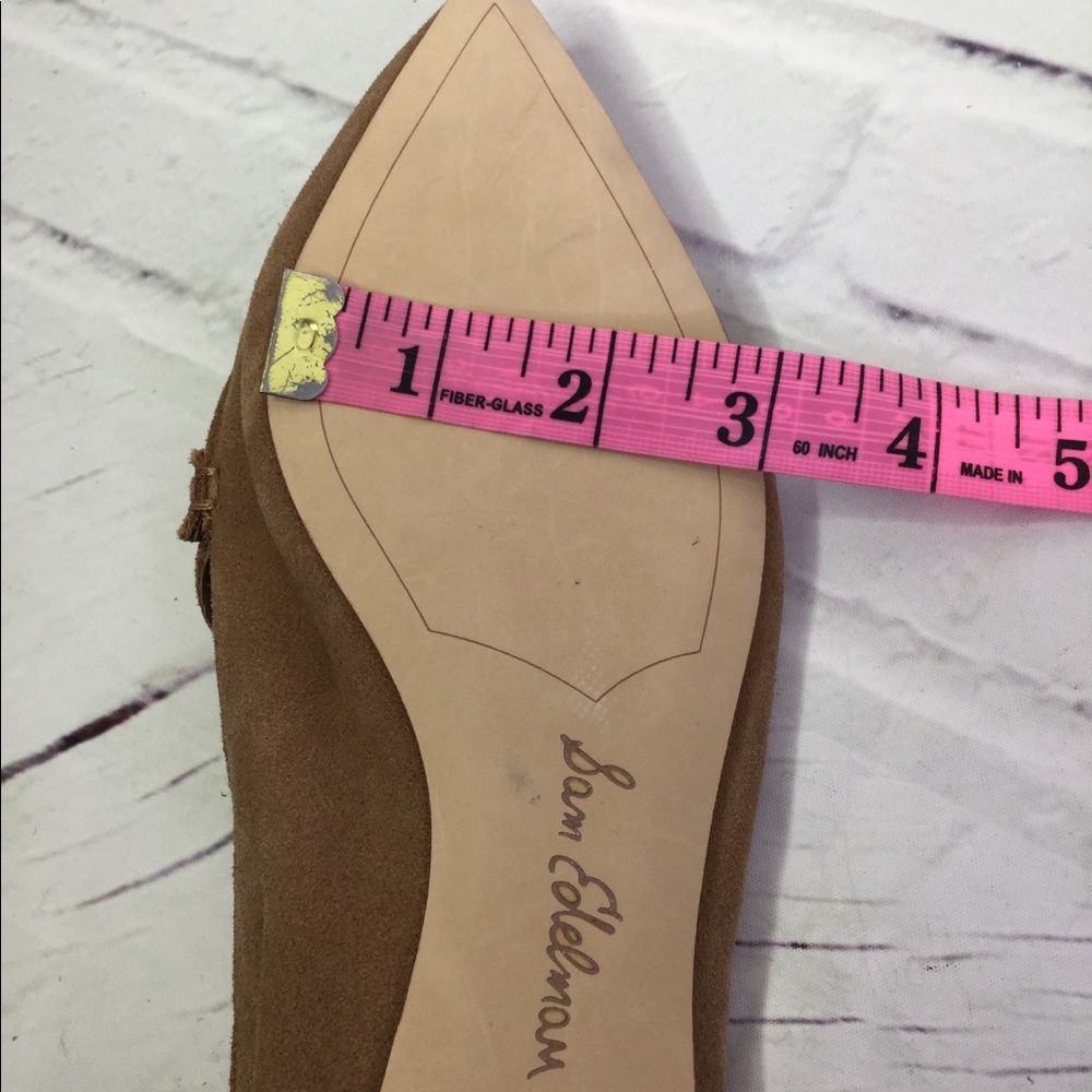 Sam Edelman Robbie Tan Suede Flats Loafers Shoes 6 - Picture 7 of 8
